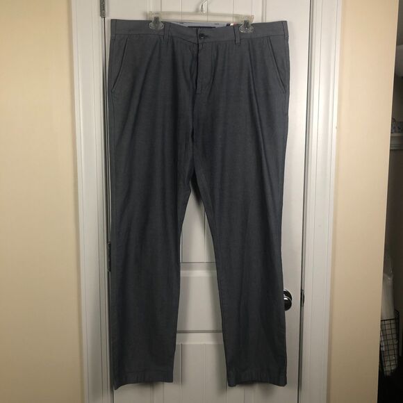 Tommy Hilfiger Other - Tommy Hilfiger Mens Chino Pants Gray 40x33 Fit Preppy Minimalist Business Casual
